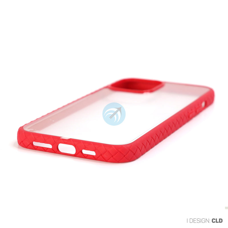 Ốp lưng iPhone 12 6.7" Red Mipow Anti Scractches Hybrid PS12