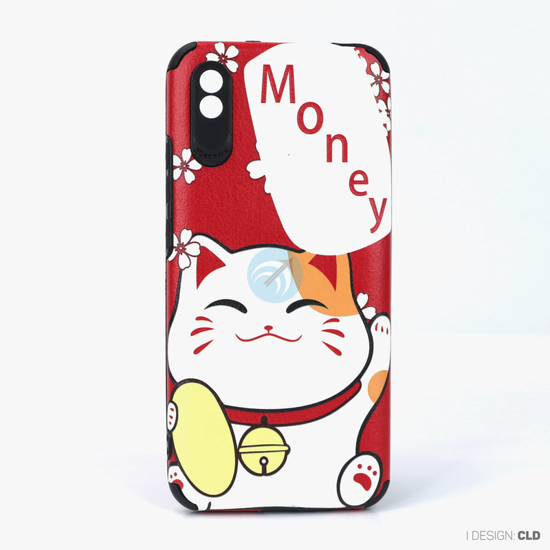 Ốp lưng MI 9A dẻo hình mèo thần tài