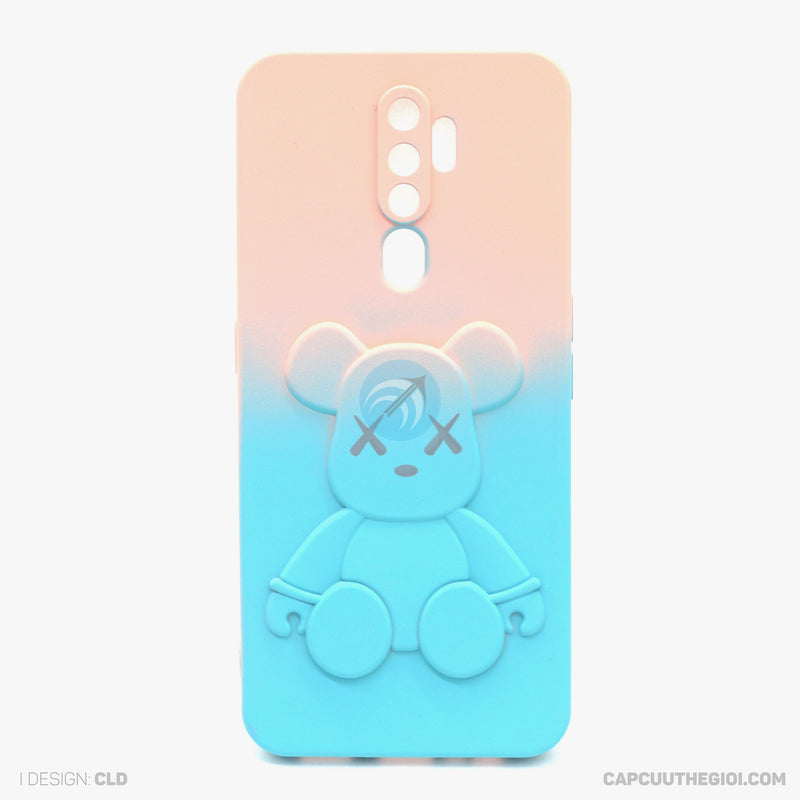 Ốp lưng OPPO A9 2020 gấu nổi 2 màu