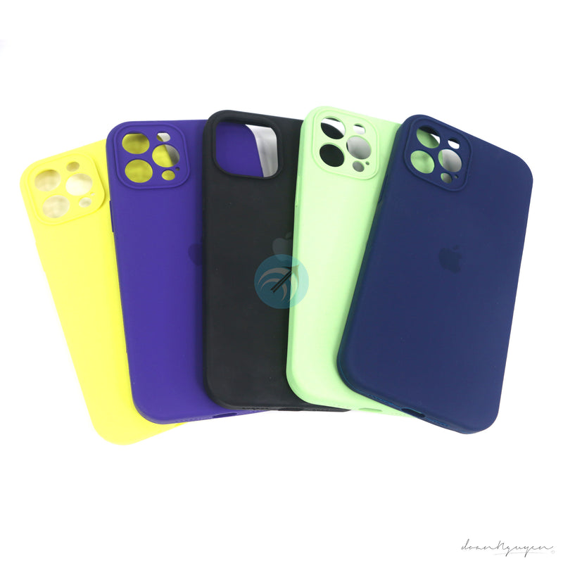 Ốp lưng IPHONE 12 PRO MAX SILICON có bảo về camera
