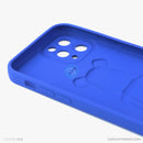 ỐP lưng IPHONE 11 PRO 5.8 hình nổi gấu đứng màu xanh