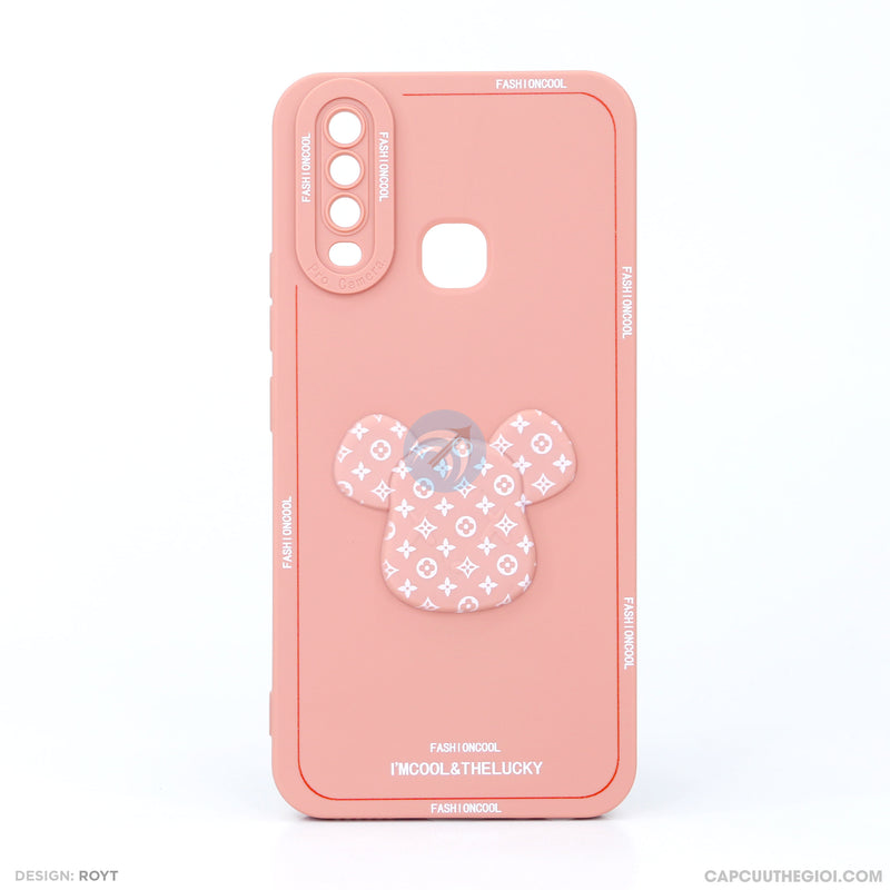 Ốp lưng VIVO Y17 dẻo màu hình gấu nổi