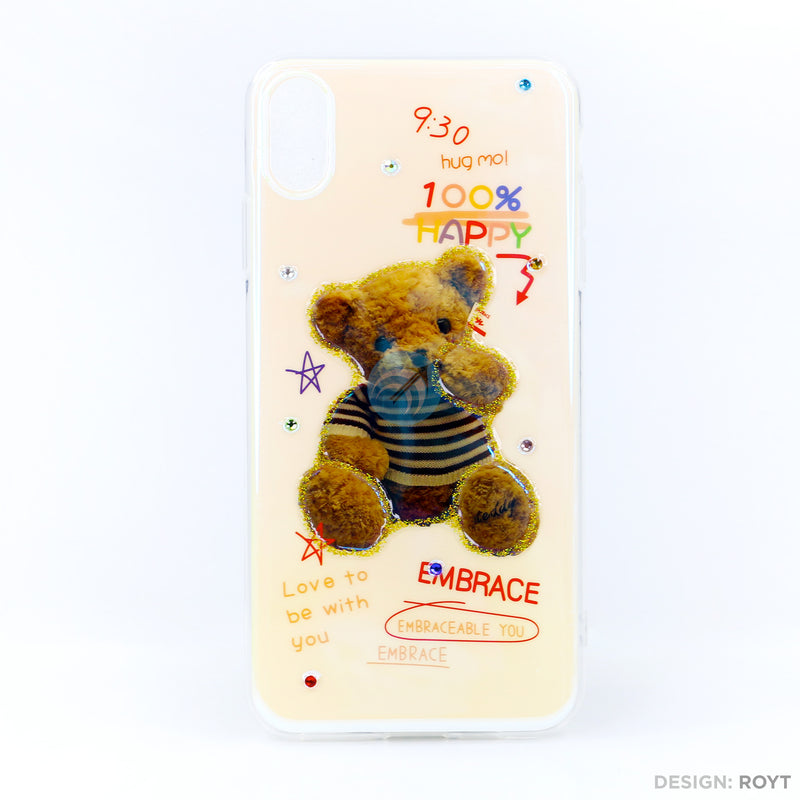 Ốp lưng IPHONE XS MAX hình viền dẻo gắn đá