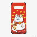 Ốp lưng SAMSUNG S10+ hình mèo thần tài nhựa cứng