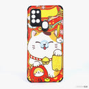 Ốp lưng SAMSUNG A21S dẻo hình mèo thần tài