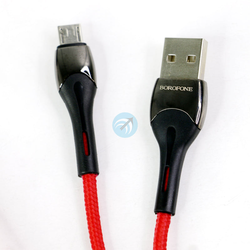 CÁP SẠC ĐIỆN THOẠI BOROFONE USB A TO MICRO ĐỎ 1M (CK7) BH03T