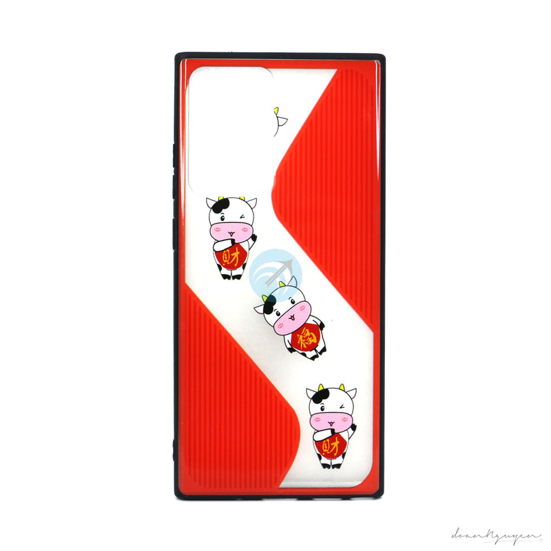 ỐP LƯNG ĐIỆN THOẠI SAMSUNG NOTE 20+ NHÁM HÌNH VIỀN MÀU