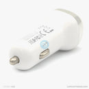 Tẩu sạc nhanh trên Ô TÔ 2 usb A 2.4A HOCO Z40 màu trắng bh01t