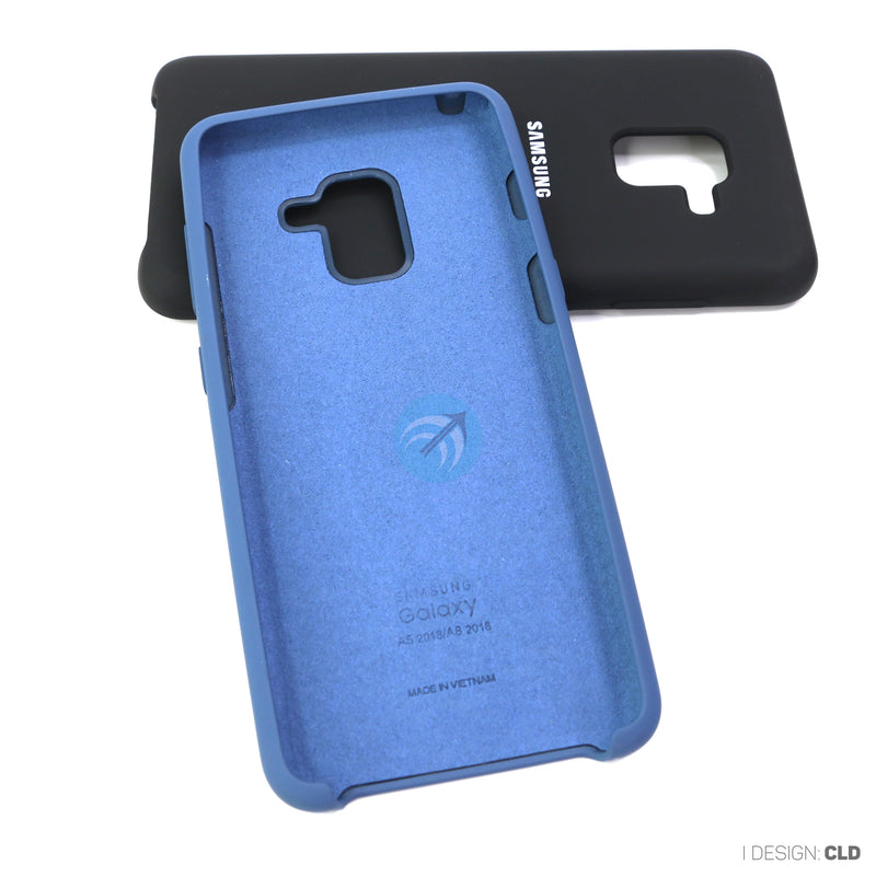 Ốp lưng SAMSUNG A5 2018/A8 2018 ( NHUNG MÀU)