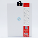 Bao da IPAD 10.2/ 10.5 2019 màu đỏ lưng trong KAKU TPU SHUANGMIAN