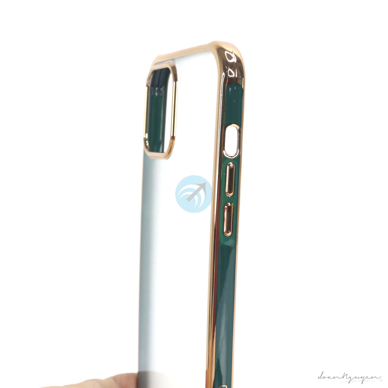 ỐP LƯNG IPHONE 12 PRO MAX CỨNG NHÁM VIỀN SI CHỐNG SỐC OVOSE