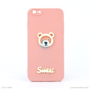 Ốp lưng vuông IPHONE 6+/6S+ gấu nổi SWEET