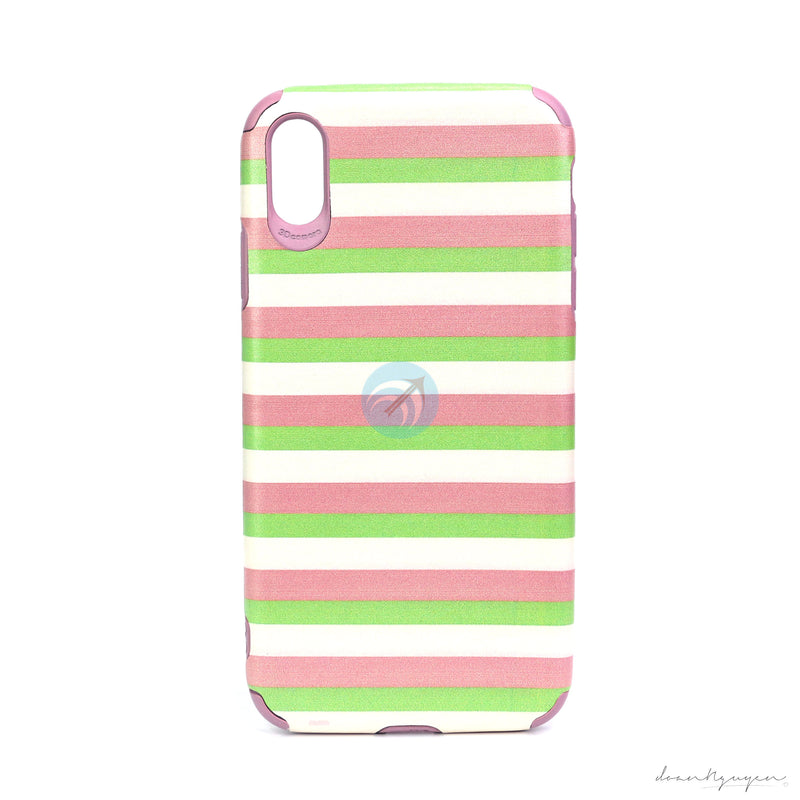 ỐP LƯNG ĐT IPHONE XS MAX (VẢI SỌC)