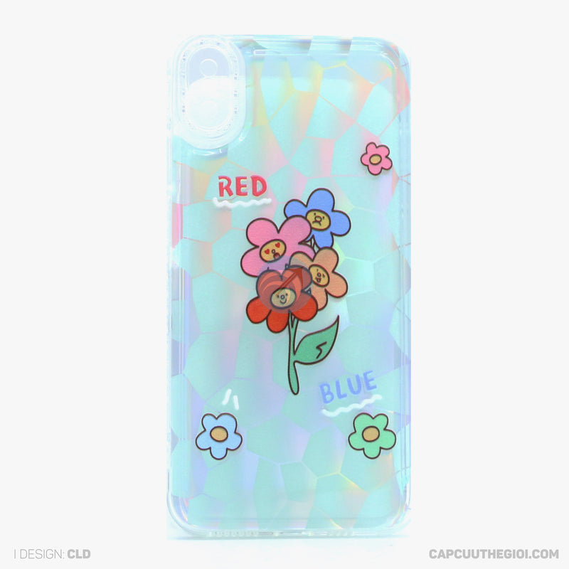 ỐP LƯNG IPHONE XS MAX IN HÌNH CUTE PHẢN QUANG