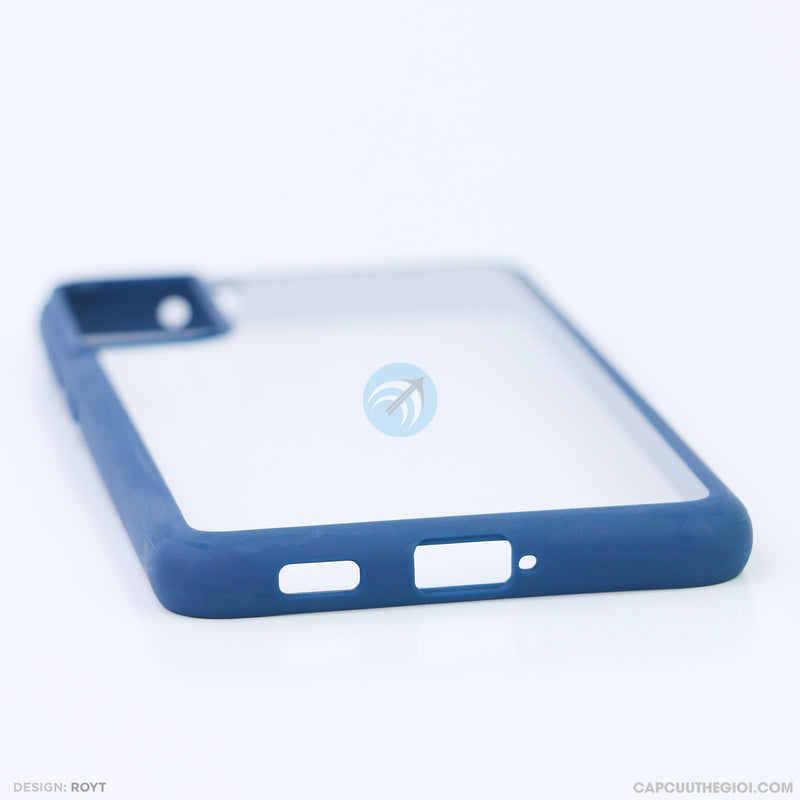 Ốp lưng SAMSUNG S21+ lưng trong viền xanh dương LIKGUS