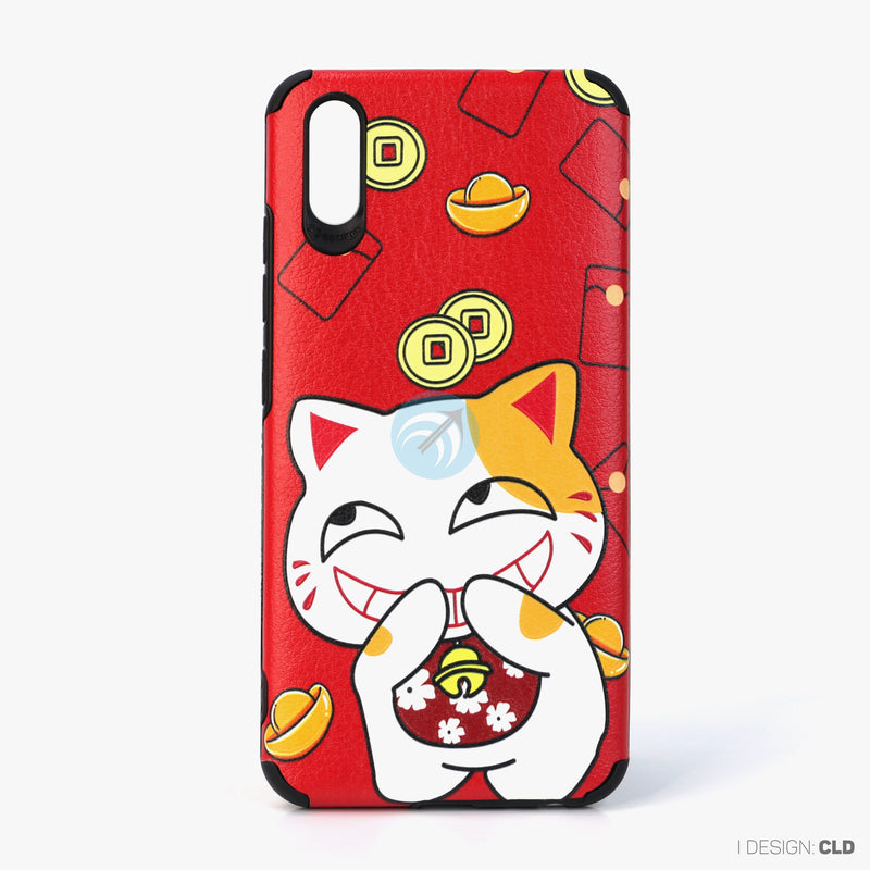 Ốp lưng VIVO Y91C dẻo hình mèo thần tài