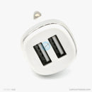 Tẩu sạc nhanh trên Ô TÔ 2 usb A 2.4A HOCO Z40 màu trắng bh01t