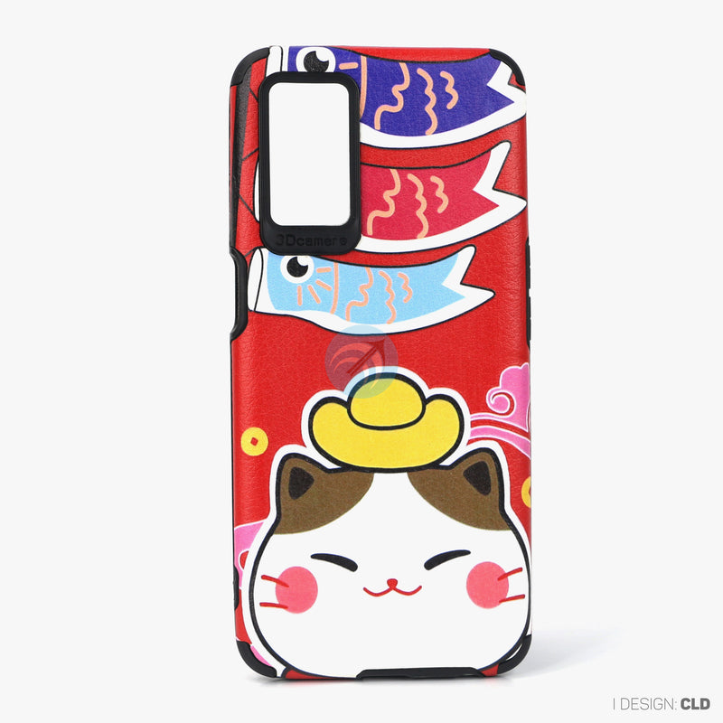 Ốp lưng OPPO A16 dẻo hình mèo thần tài