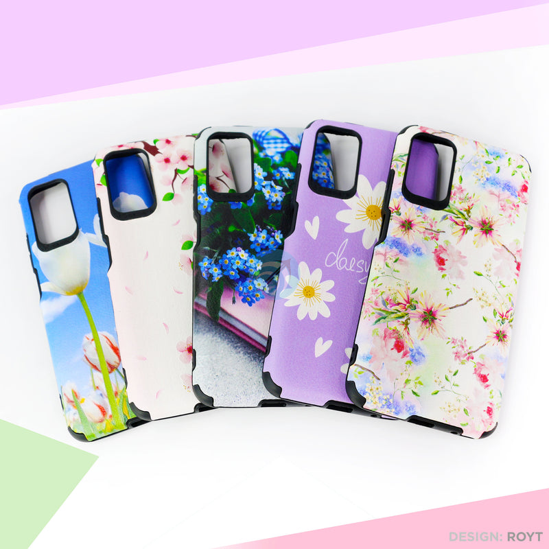 Ốp lưng XIAOMI REDMI 9T IMD da chống sốc hình hoa