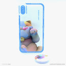 ỐP LƯNG IPHONE X/XS TRONG IN HÌNH KÈM POD