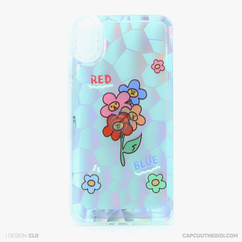 ỐP LƯNG IPHONE XS MAX IN HÌNH CUTE PHẢN QUANG