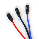 Cáp sạc 3 IN 1 usb A to lightning + type C + micro BASEUS (CAMLT-BSY) bh03t điều kiện còn đủ bao bì