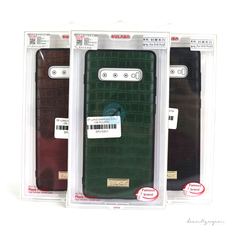 ỐP LƯNG SAMSUNG S10+ ( DA SULADA)