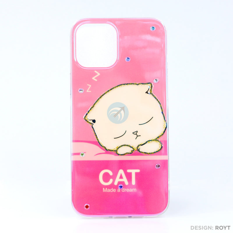 Ốp lưng IPHONE 12 PRO MAX hình viền dẻo gắn đá