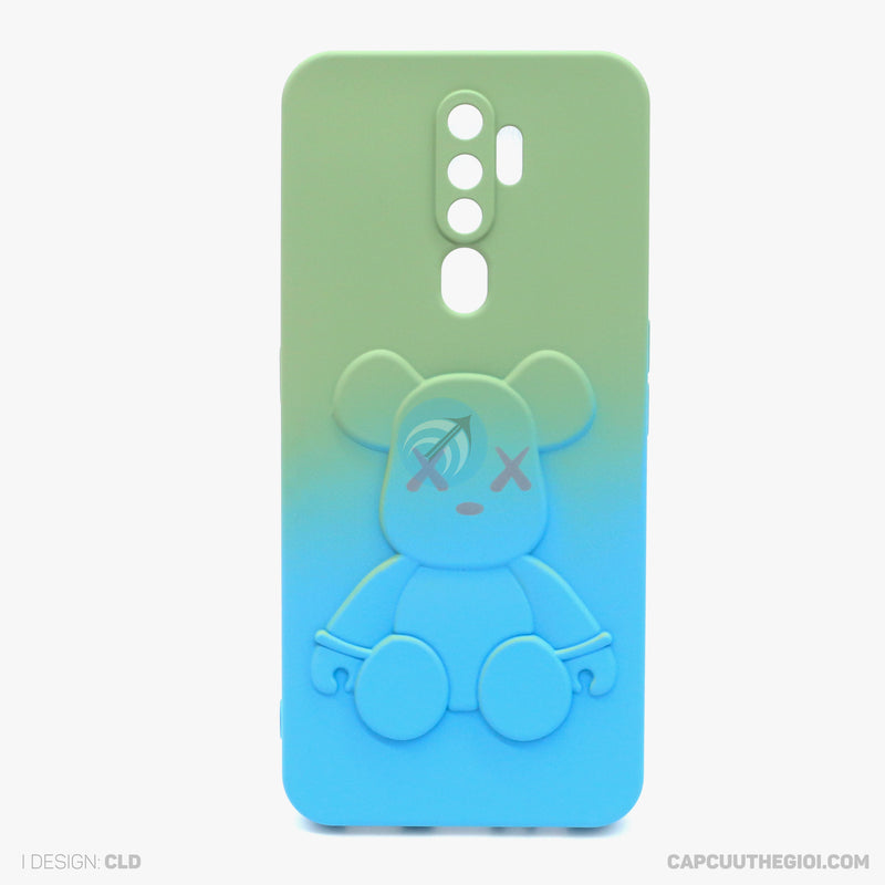 Ốp lưng OPPO A9 2020 gấu nổi 2 màu