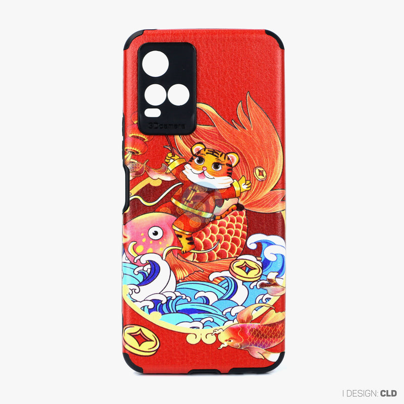 Ốp lưng VIVO Y21S dẻo hình mèo thần tài