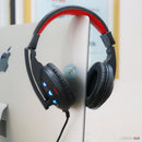 Tai nghe chụp tai A65 jack 3.5, dây chống đứt, có led (hỗ trợ học trực tuyến Online) bh01t