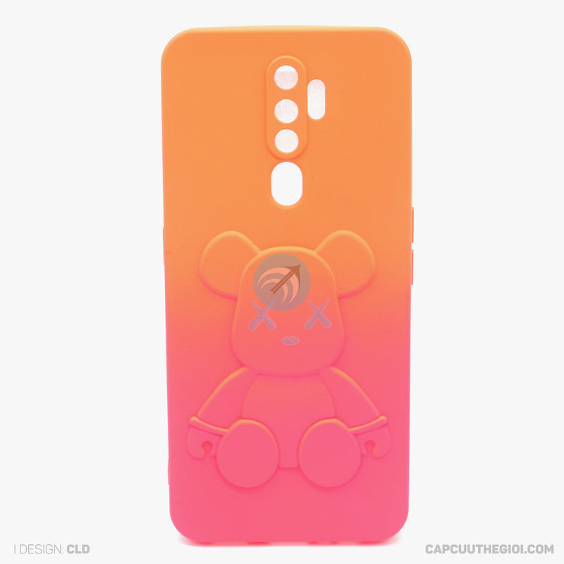 Ốp lưng OPPO A9 2020 gấu nổi 2 màu