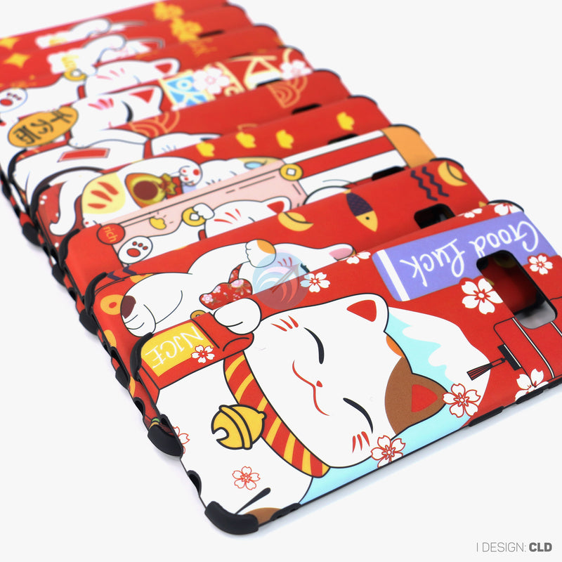 Ốp lưng SAMSUNG S8 hình mèo thần tài nhựa cứng