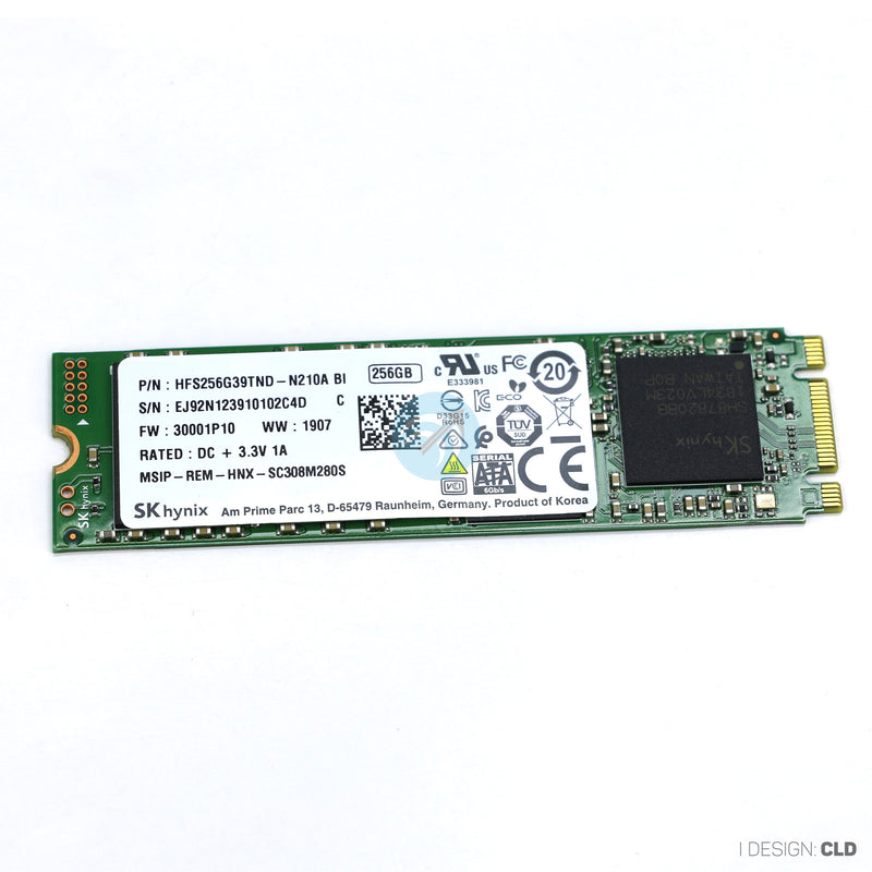 SSD 256GB M2 SATA tháo máy bh03t