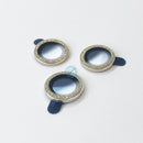 Dán bảo về CAMERA màu gold gắn đá IPHONE 12 PRO KUZOOM DIAMOND 3 mắt