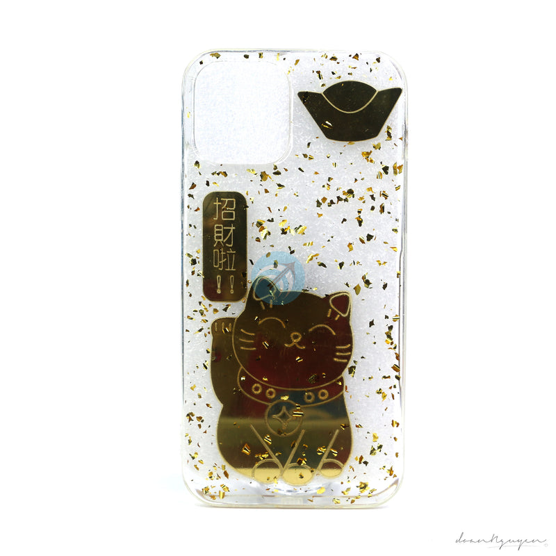 ỐP LƯNG IPHONE 12 PRO 6.1 ( MÈO GƯƠNG)