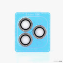 Dán bảo vệ CAMERA màu bạc IPHONE 13 PRO/13 PRO MAX KUZOOM 3 mắt (TITAN ĐÍNH ĐÁ)