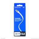 Cáp sạc micro BOROFONE BU8 2.4A 1.2 mét màu trắng bh01t