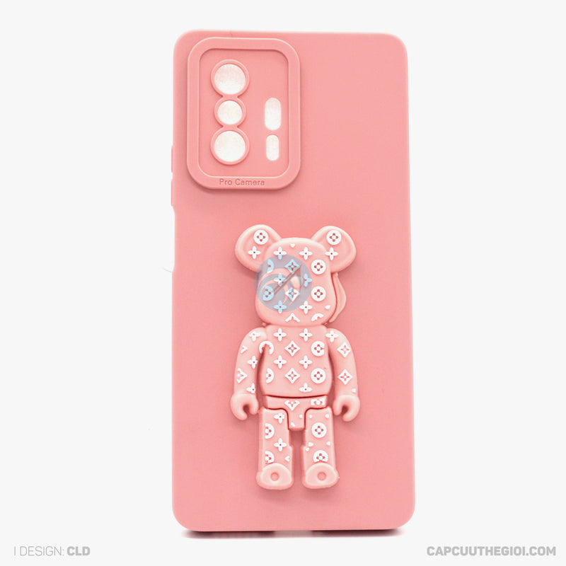 Ốp lưng MI 11T silicon màu hình nổi