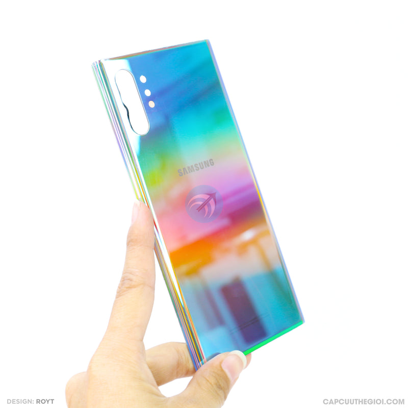 Nắp lưng SAMSUNG NOTE 10+ zin đa sắc