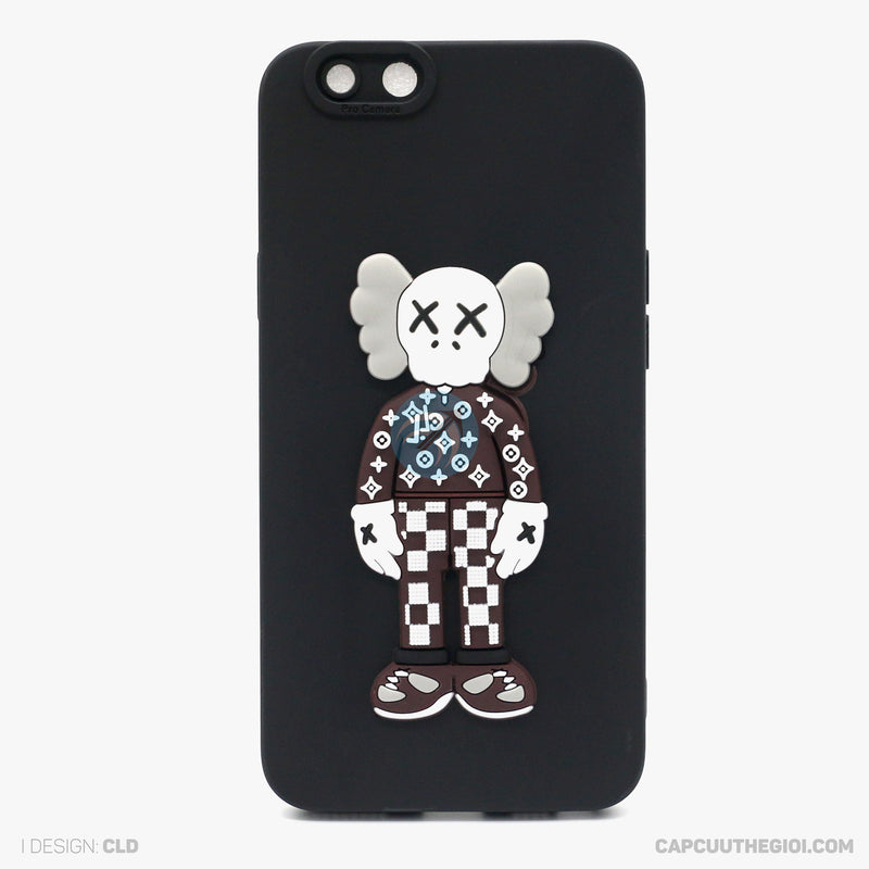 Ốp lưng OPPO A59 silicon màu hình nổi