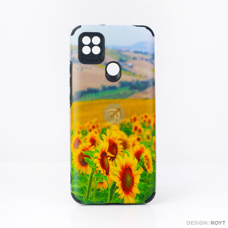 Ốp lưng XIAOMI REDMI 9C IMD da chống sốc hình hoa
