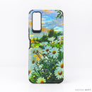 Ốp lưng VIVO Y12S IMD da chống sốc hình hoa