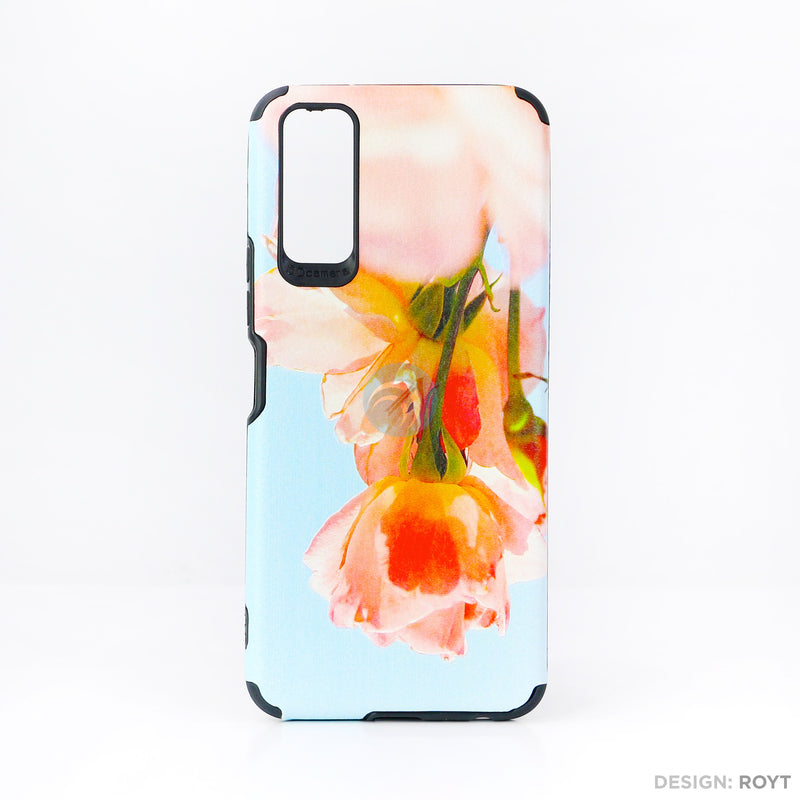 Ốp lưng VIVO Y12S IMD da chống sốc hình hoa