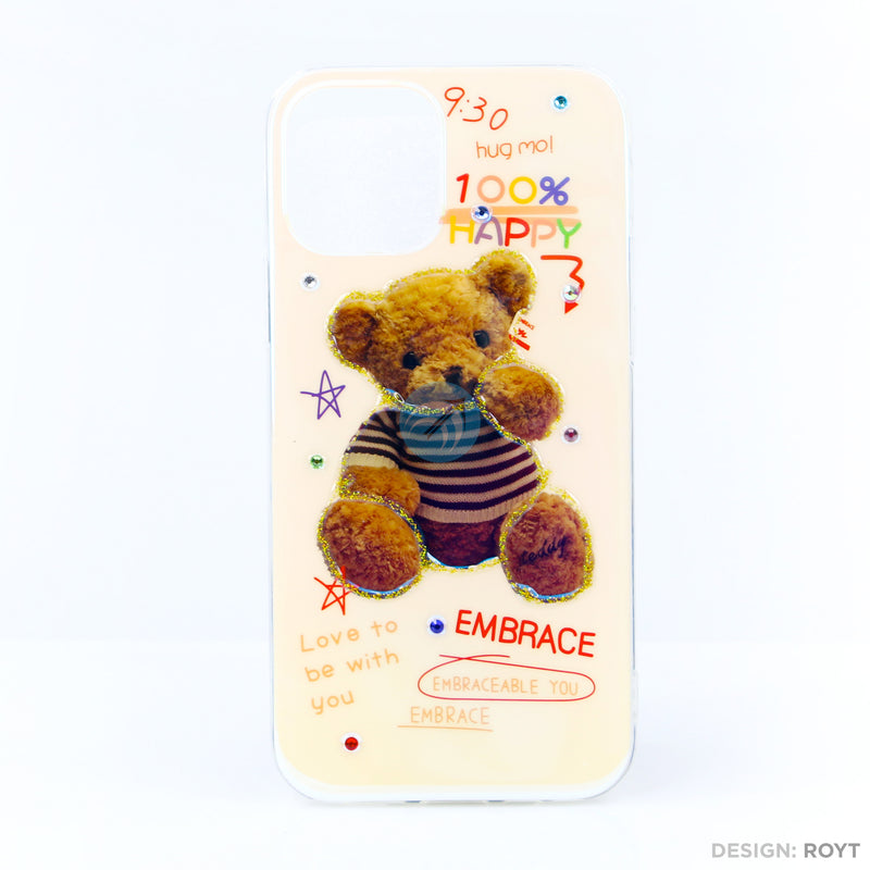 Ốp lưng IPHONE 12 6.1 hình viền dẻo gắn đá