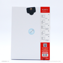 Bao da IPAD 10.2/ 10.5 2019 màu xám xanh lưng trong KAKU TPU SHUANGMIAN