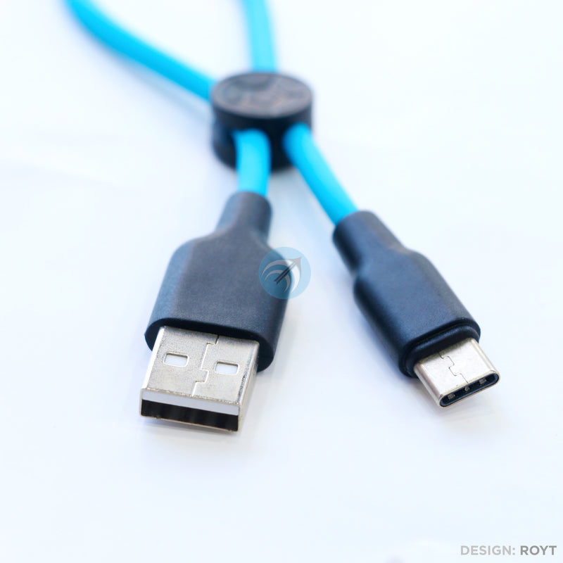 CÁP SẠC ĐIỆN THOẠI 3A USB A TO TYPE C HOCO X21+ 25CM BH01T