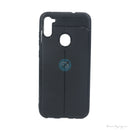 ỐP LƯNG DA ĐIỆN THOẠI SAMSUNG A6+ AUTO DẺO ĐEN