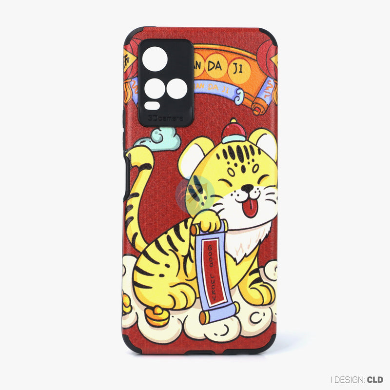 Ốp lưng VIVO Y21 Y33S T1X dẻo hình mèo thần tài