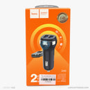 Tẩu sạc nhanh trên Ô TÔ 2 usb A 2.4A HOCO Z40 màu đen bh01t